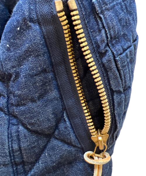 POLO RALPH LAUREN（ポロ・ラルフローレン）POLO RALPH LAUREN (ポロ・ラルフローレン) デニムMA-1ジャケット インディゴ サイズ:XSの古着・服飾アイテム