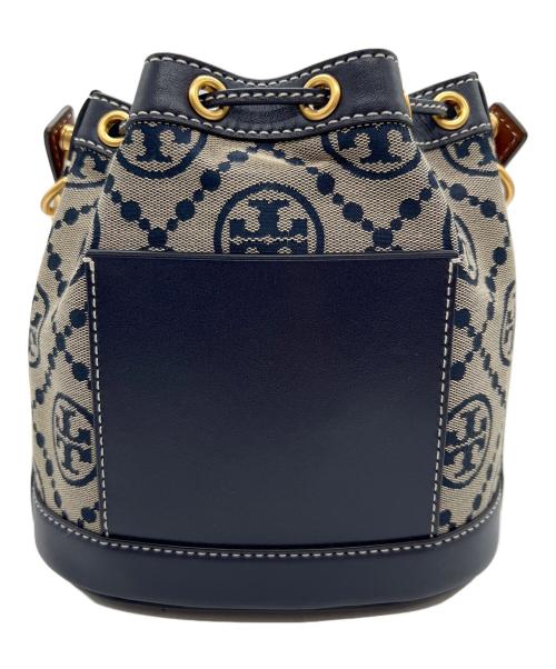 TORY BURCH（トリーバーチ）TORY BURCH (トリーバーチ) ショルダーバッグ ネイビー×グレーの古着・服飾アイテム