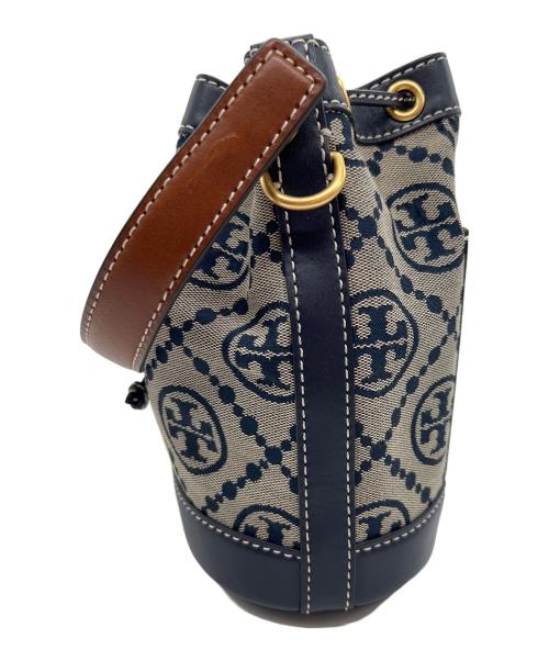 TORY BURCH（トリーバーチ）TORY BURCH (トリーバーチ) ショルダーバッグ ネイビー×グレーの古着・服飾アイテム