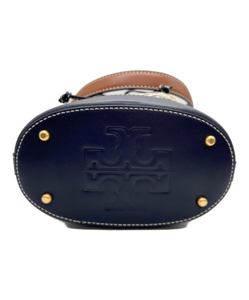 TORY BURCH（トリーバーチ）TORY BURCH (トリーバーチ) ショルダーバッグ ネイビー×グレーの古着・服飾アイテム