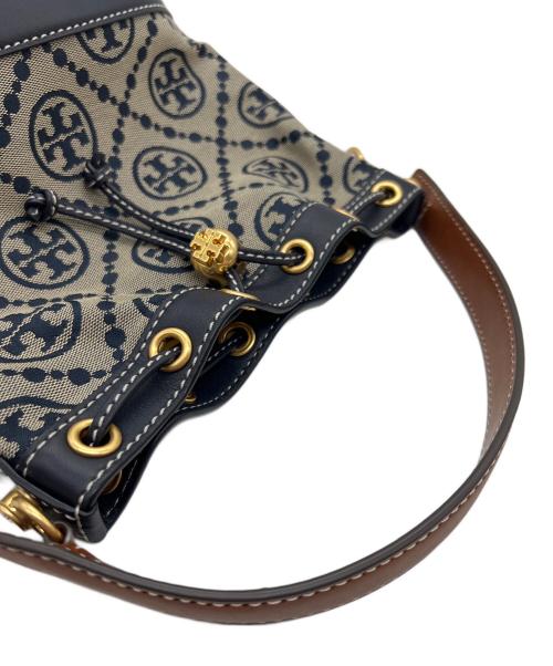 TORY BURCH（トリーバーチ）TORY BURCH (トリーバーチ) ショルダーバッグ ネイビー×グレーの古着・服飾アイテム