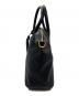 中古・古着 TORY BURCH (トリーバーチ) トートバッグ ブラック：25000円