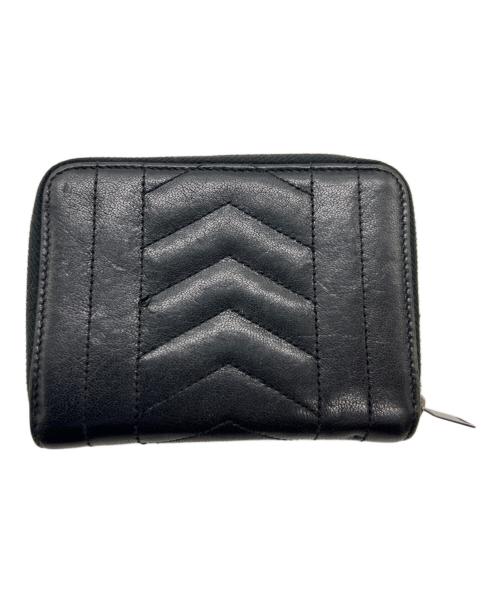 Yves Saint Laurent（イヴサンローラン）Yves Saint Laurent (イヴサンローラン) 2つ折り財布 ブラックの古着・服飾アイテム