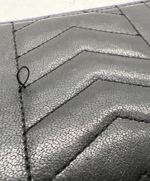 Yves Saint Laurent（イヴサンローラン）Yves Saint Laurent (イヴサンローラン) 2つ折り財布 ブラックの古着・服飾アイテム