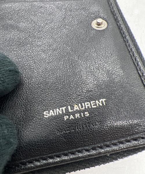 Yves Saint Laurent（イヴサンローラン）Yves Saint Laurent (イヴサンローラン) 2つ折り財布 ブラックの古着・服飾アイテム