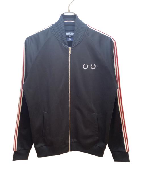 COMME des GARCONS HOMME DEUX（コムデギャルソン オム ドゥ）COMME des GARCONS HOMME DEUX (コムデギャルソン オム ドゥ) FRED PERRY (フレッドペリー) トラックジャケット ブラック サイズ:Mの古着・服飾アイテム