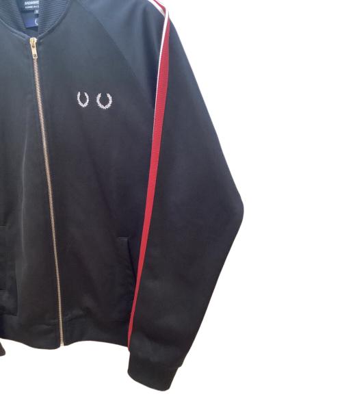 COMME des GARCONS HOMME DEUX（コムデギャルソン オム ドゥ）COMME des GARCONS HOMME DEUX (コムデギャルソン オム ドゥ) FRED PERRY (フレッドペリー) トラックジャケット ブラック サイズ:Mの古着・服飾アイテム