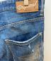 中古・古着 DSQUARED2 (ディースクエアード) ダメージデニムパンツ インディゴ サイズ:44：12000円