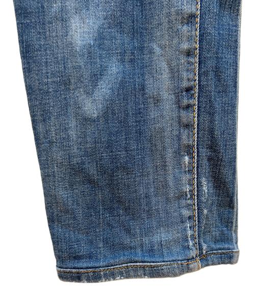 DSQUARED2（ディースクエアード）DSQUARED2 (ディースクエアード) ダメージデニムパンツ インディゴ サイズ:44の古着・服飾アイテム