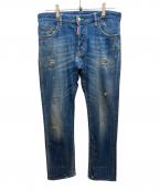 DSQUARED2ディースクエアード）の古着「ダメージデニムパンツ」｜インディゴ