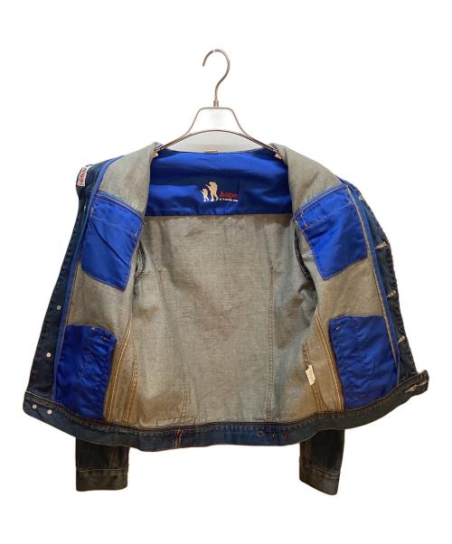 Aape BY A BATHING APE（エーエイプ バイ アベイシングエイプ）Aape BY A BATHING APE (エーエイプ バイ アベイシングエイプ) LEVI'S (リーバイス) デニムジャケット インディゴ サイズ:Mの古着・服飾アイテム