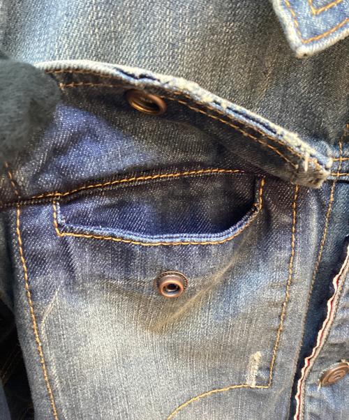 Aape BY A BATHING APE（エーエイプ バイ アベイシングエイプ）Aape BY A BATHING APE (エーエイプ バイ アベイシングエイプ) LEVI'S (リーバイス) デニムジャケット インディゴ サイズ:Mの古着・服飾アイテム