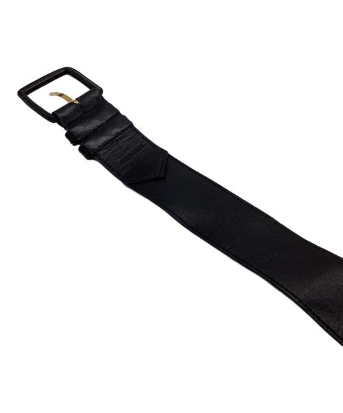 GUCCI（グッチ）GUCCI (グッチ) ベルト ブラック×レッドの古着・服飾アイテム