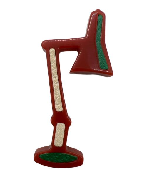 PRADA（プラダ）PRADA (プラダ) ブローチ ブラウン×グリーン×ホワイトの古着・服飾アイテム