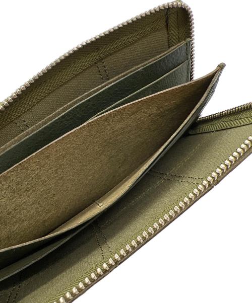yes crafts（イエスクラフツ）yes crafts (イエスクラフツ) L字ファスナー長財布 カーキの古着・服飾アイテム