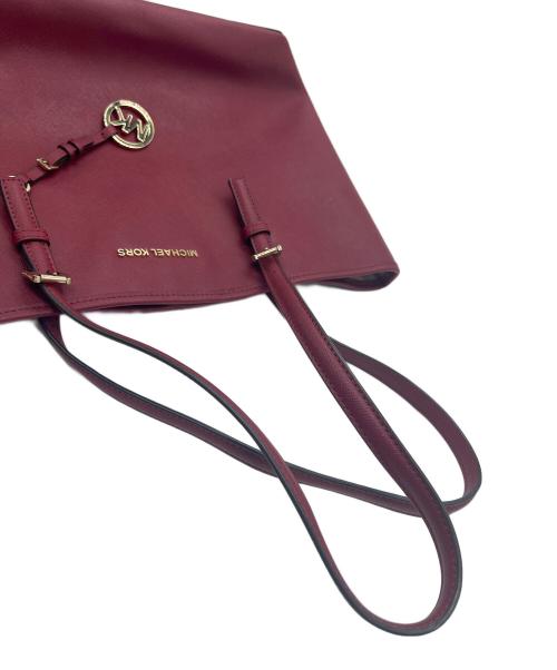 MICHAEL KORS（マイケル・コース）MICHAEL KORS (マイケルコース) トートバッグ レッドの古着・服飾アイテム