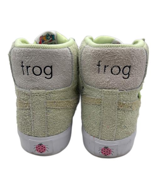 NIKE SB（ナイキエスビー）NIKE SB (ナイキエスビー) Flog Skateboards (フロッグスケートボード) ハイカットスニーカー グリーン サイズ:26.5cmの古着・服飾アイテム