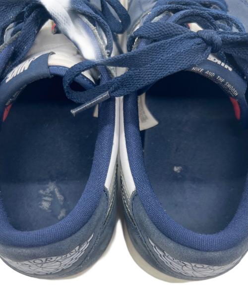 NIKE SB（ナイキエスビー）NIKE SB (ナイキエスビー) ローカットスニーカー ネイビー×ホワイト サイズ:26cmの古着・服飾アイテム