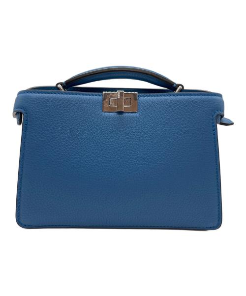 FENDI（フェンディ）FENDI (フェンディ) 2WAYショルダーバッグ ブルーの古着・服飾アイテム