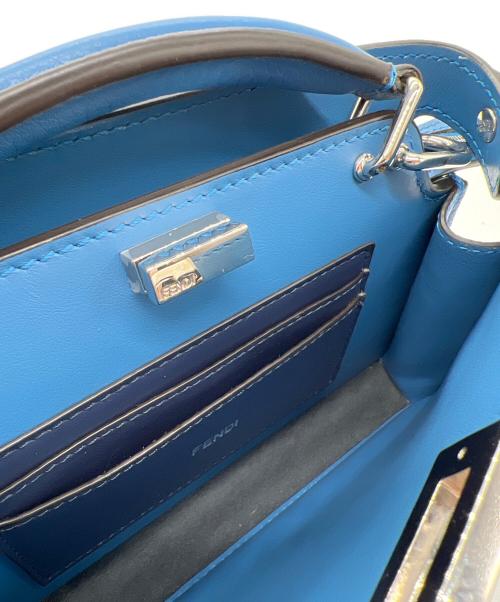 FENDI（フェンディ）FENDI (フェンディ) 2WAYショルダーバッグ ブルーの古着・服飾アイテム