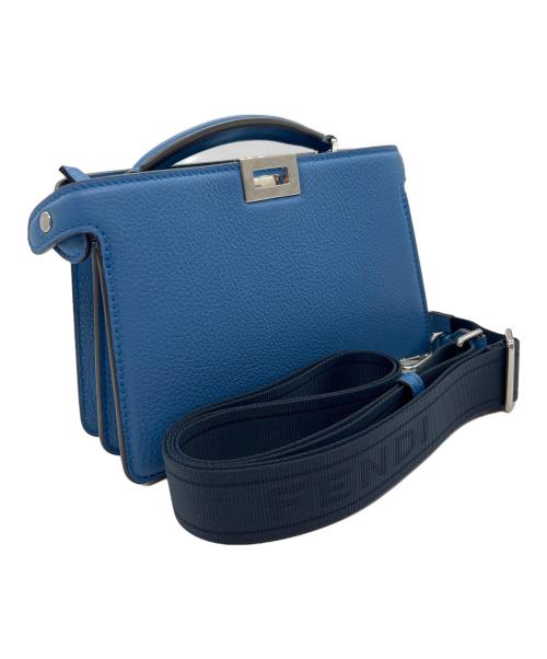 FENDI（フェンディ）FENDI (フェンディ) 2WAYショルダーバッグ ブルーの古着・服飾アイテム