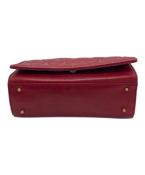 VALENTINO GARAVANI（ヴァレンティノ・ガラヴァーニ）VALENTINO GARAVANI (ヴァレンティノ・ガラヴァーニ) ハンドバッグ レッドの古着・服飾アイテム