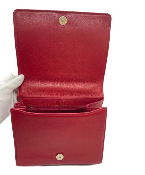 VALENTINO GARAVANI（ヴァレンティノ・ガラヴァーニ）VALENTINO GARAVANI (ヴァレンティノ・ガラヴァーニ) ハンドバッグ レッドの古着・服飾アイテム