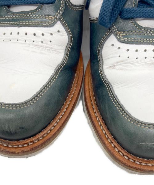 REGAL（リーガル）REGAL (リーガル) レザーシューズ ホワイト×グリーン サイズ:25cmの古着・服飾アイテム