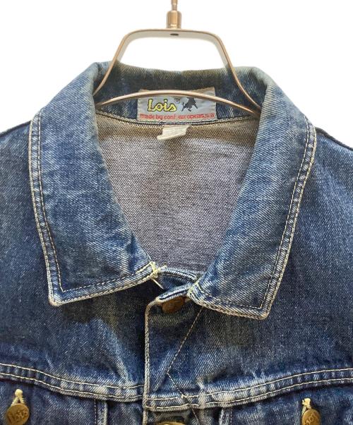 Lois（ロイス）Lois (ロイス) デニムベスト インディゴ サイズ:Mの古着・服飾アイテム