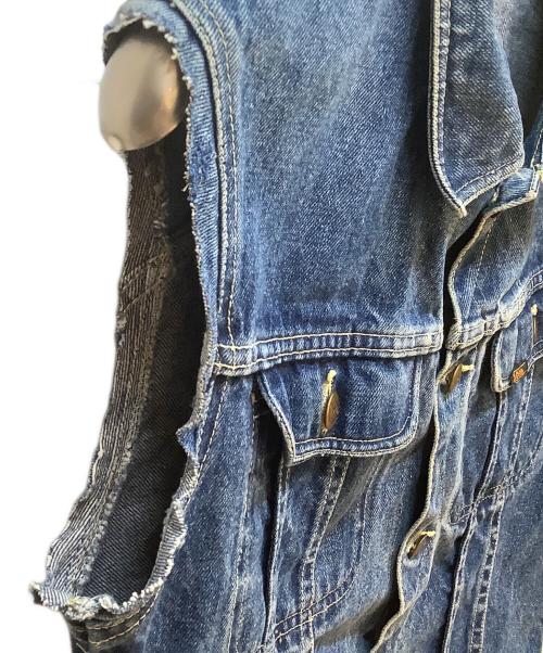 Lois（ロイス）Lois (ロイス) デニムベスト インディゴ サイズ:Mの古着・服飾アイテム