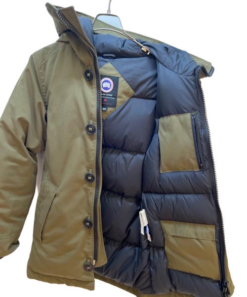 CANADA GOOSE（カナダグース）CANADA GOOSE (カナダグース) ダウンジャケット／ジャスパーパーカー カーキ サイズ:XSの古着・服飾アイテム