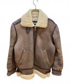 Schottショット）の古着「ムートンジャケット」｜ベージュ