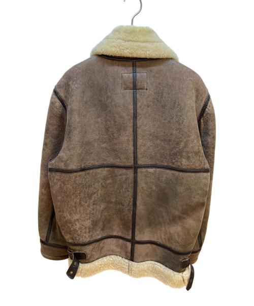 Schott（ショット）Schott (ショット) ムートンジャケット ベージュ サイズ:Lの古着・服飾アイテム