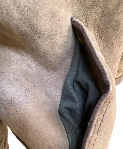 Schott（ショット）Schott (ショット) ムートンジャケット ベージュ サイズ:Lの古着・服飾アイテム