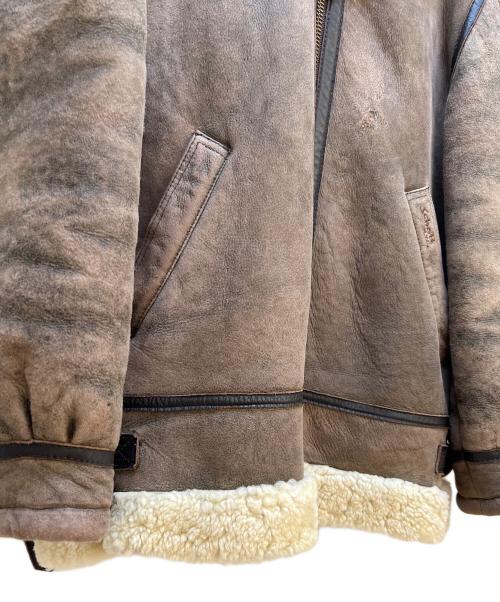 Schott（ショット）Schott (ショット) ムートンジャケット ベージュ サイズ:Lの古着・服飾アイテム