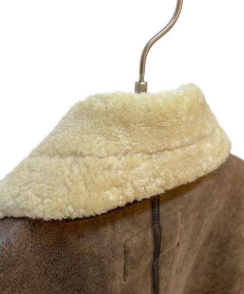 Schott（ショット）Schott (ショット) ムートンジャケット ベージュ サイズ:Lの古着・服飾アイテム