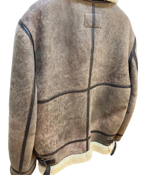 Schott（ショット）Schott (ショット) ムートンジャケット ベージュ サイズ:Lの古着・服飾アイテム