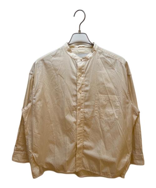 ticca（ティッカ）ticca (ティッカ) ノーカラースクエアビッグシャツ アイボリー サイズ:FREEの古着・服飾アイテム
