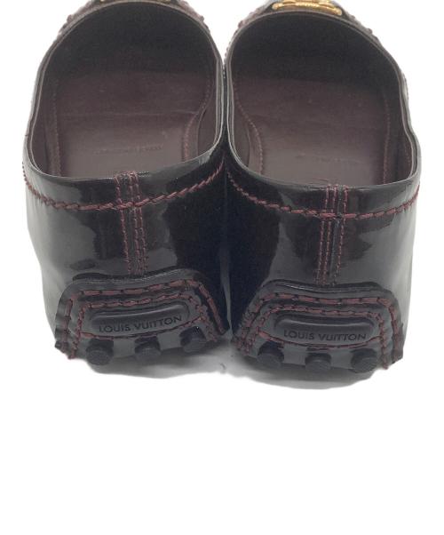 LOUIS VUITTON（ルイ ヴィトン）LOUIS VUITTON (ルイ ヴィトン) ドライビングシューズ パープル サイズ:22.5cmの古着・服飾アイテム