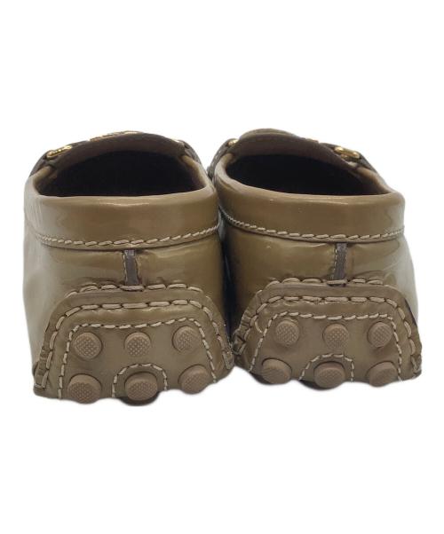 LOUIS VUITTON（ルイ ヴィトン）LOUIS VUITTON (ルイ ヴィトン) ドライビングシューズ ベージュ サイズ:22cmの古着・服飾アイテム