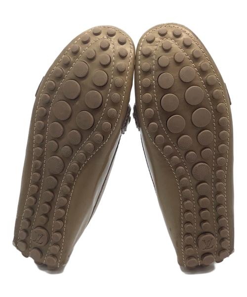 LOUIS VUITTON（ルイ ヴィトン）LOUIS VUITTON (ルイ ヴィトン) ドライビングシューズ ベージュ サイズ:22cmの古着・服飾アイテム