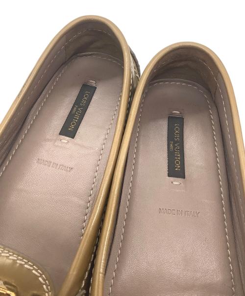 LOUIS VUITTON（ルイ ヴィトン）LOUIS VUITTON (ルイ ヴィトン) ドライビングシューズ ベージュ サイズ:22cmの古着・服飾アイテム