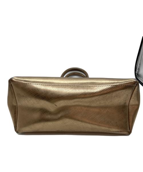 GIANNI CHIARINI（ジャンニ キアリーニ）GIANNI CHIARINI (ジャンニ キアリーニ) ハンドバッグ ゴールドの古着・服飾アイテム