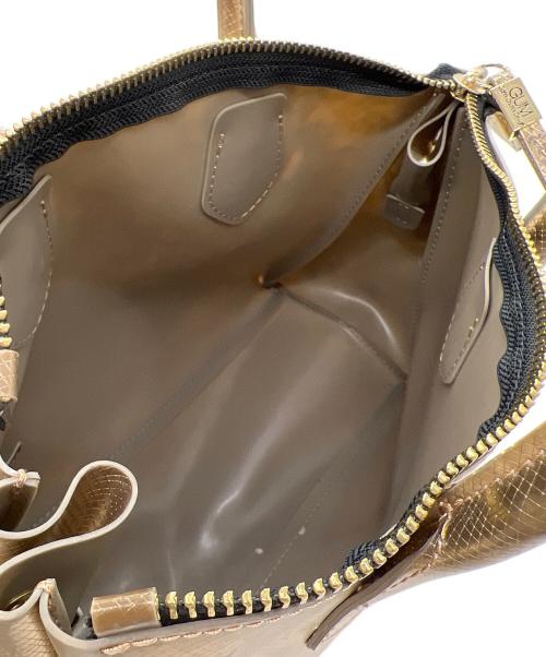 GIANNI CHIARINI（ジャンニ キアリーニ）GIANNI CHIARINI (ジャンニ キアリーニ) ハンドバッグ ゴールドの古着・服飾アイテム