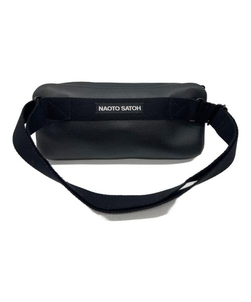 NAOTO SATOH（ナオトサトー）NAOTO SATOH (ナオトサトー) メッセンジャーバッグ ブラックの古着・服飾アイテム