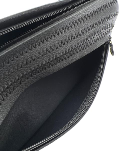 NAOTO SATOH（ナオトサトー）NAOTO SATOH (ナオトサトー) メッセンジャーバッグ ブラックの古着・服飾アイテム