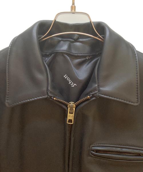 Schott（ショット）Schott (ショット) レザートラッカージャケット ブラック サイズ:Mの古着・服飾アイテム