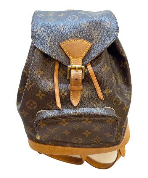 LOUIS VUITTON（ルイ ヴィトン）LOUIS VUITTON (ルイ ヴィトン) リュック/モノグラム・モンスリMM ブラウンの古着・服飾アイテム