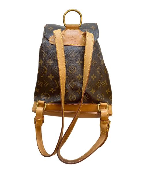 LOUIS VUITTON（ルイ ヴィトン）LOUIS VUITTON (ルイ ヴィトン) リュック/モノグラム・モンスリMM ブラウンの古着・服飾アイテム