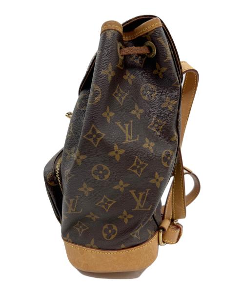 LOUIS VUITTON（ルイ ヴィトン）LOUIS VUITTON (ルイ ヴィトン) リュック/モノグラム・モンスリMM ブラウンの古着・服飾アイテム